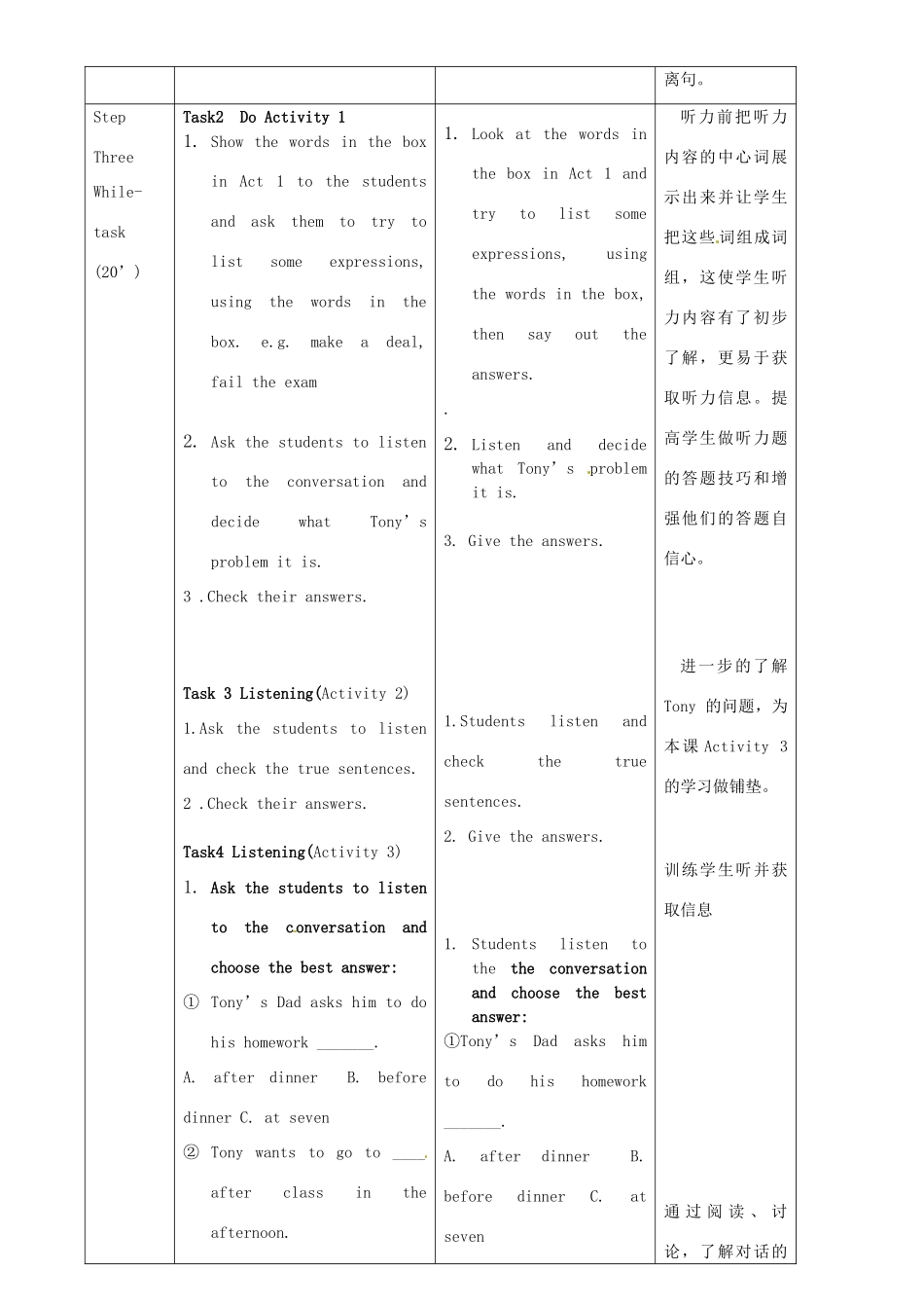 广东省惠东县教育教学研究室九年级英语上册 Module 6 Unit 1 If I start after dinner, I’ll finish it before I go to bed教案 （新版）外研版_第2页