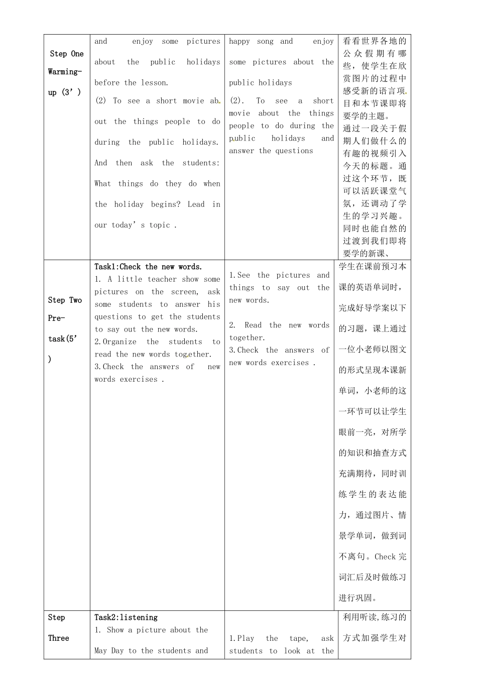广东省惠东县教育教学研究室九年级英语上册 Module 2 Unit 1 My family always go somewhere interesting as soon as the holiday begins教案 （新版）外研版_第2页