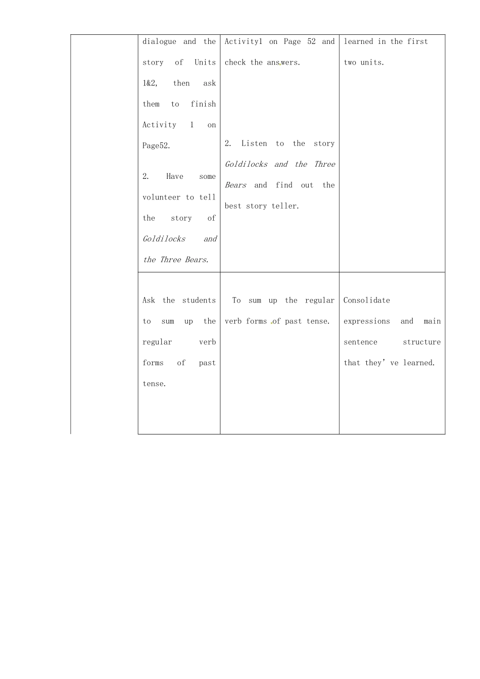 广东省惠东县教育教学研究室七年级英语下册 Module 8 Unit 3 Language in use教案 （新版）外研版_第2页