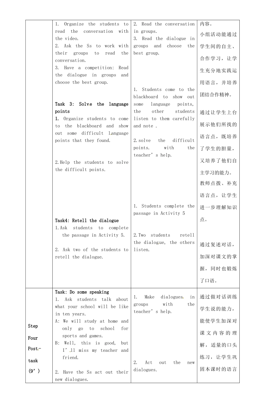 广东省惠东县教育教学研究室七年级英语下册 Module 4 Unit 1 Everyone will study at home教案 （新版）外研版_第3页