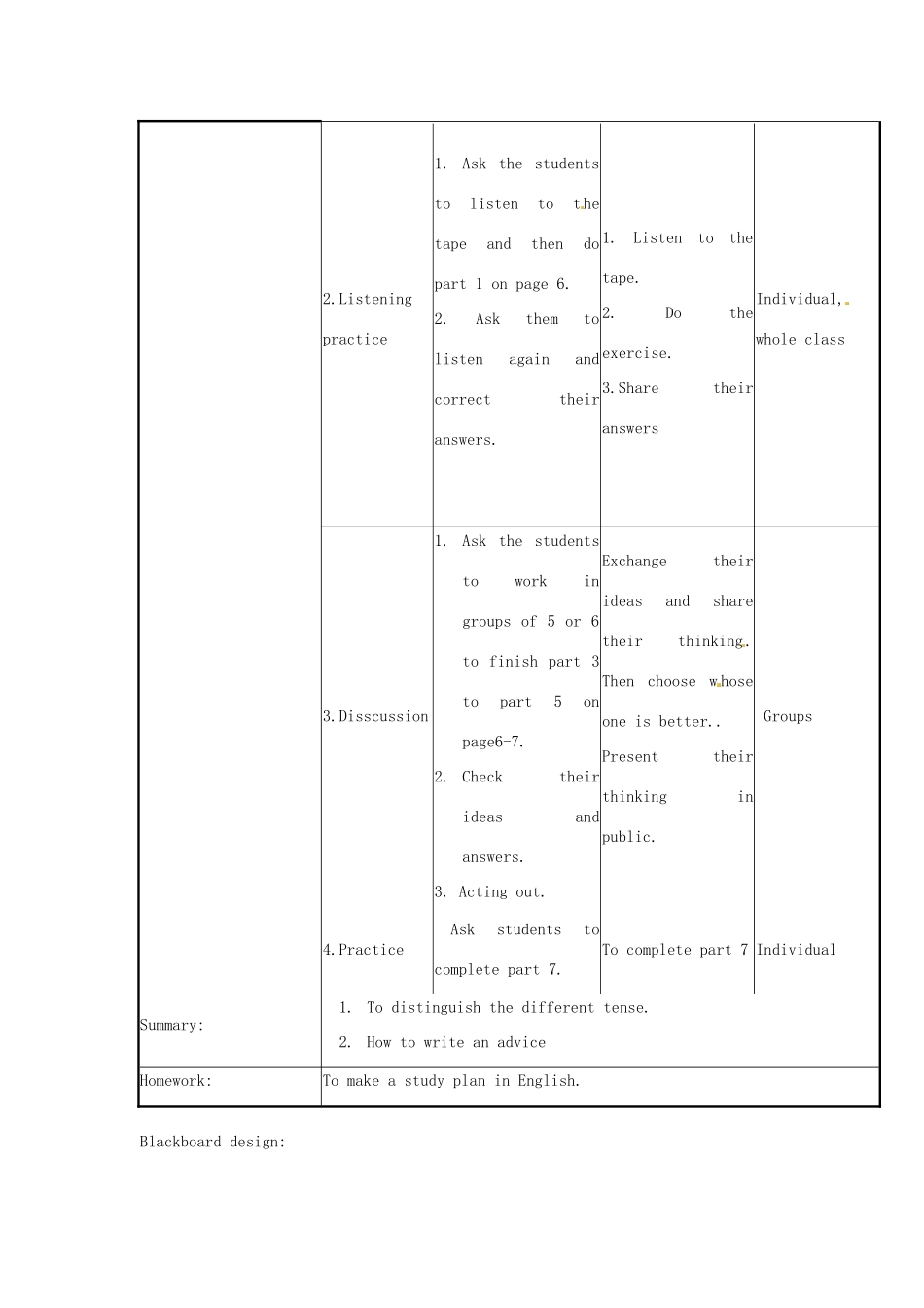 广东省佛山市顺德区大良顺峰初级中学八年级英语上册 Module 1 Unit 3 Language in use教案 （新版）外研版_第2页