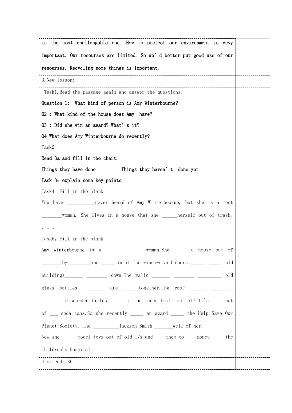 广东省中山市九年级英语全册 Unit 15 We’re trying to save the manatees!（第四课时）精品课程教案 人教新目标版_第2页