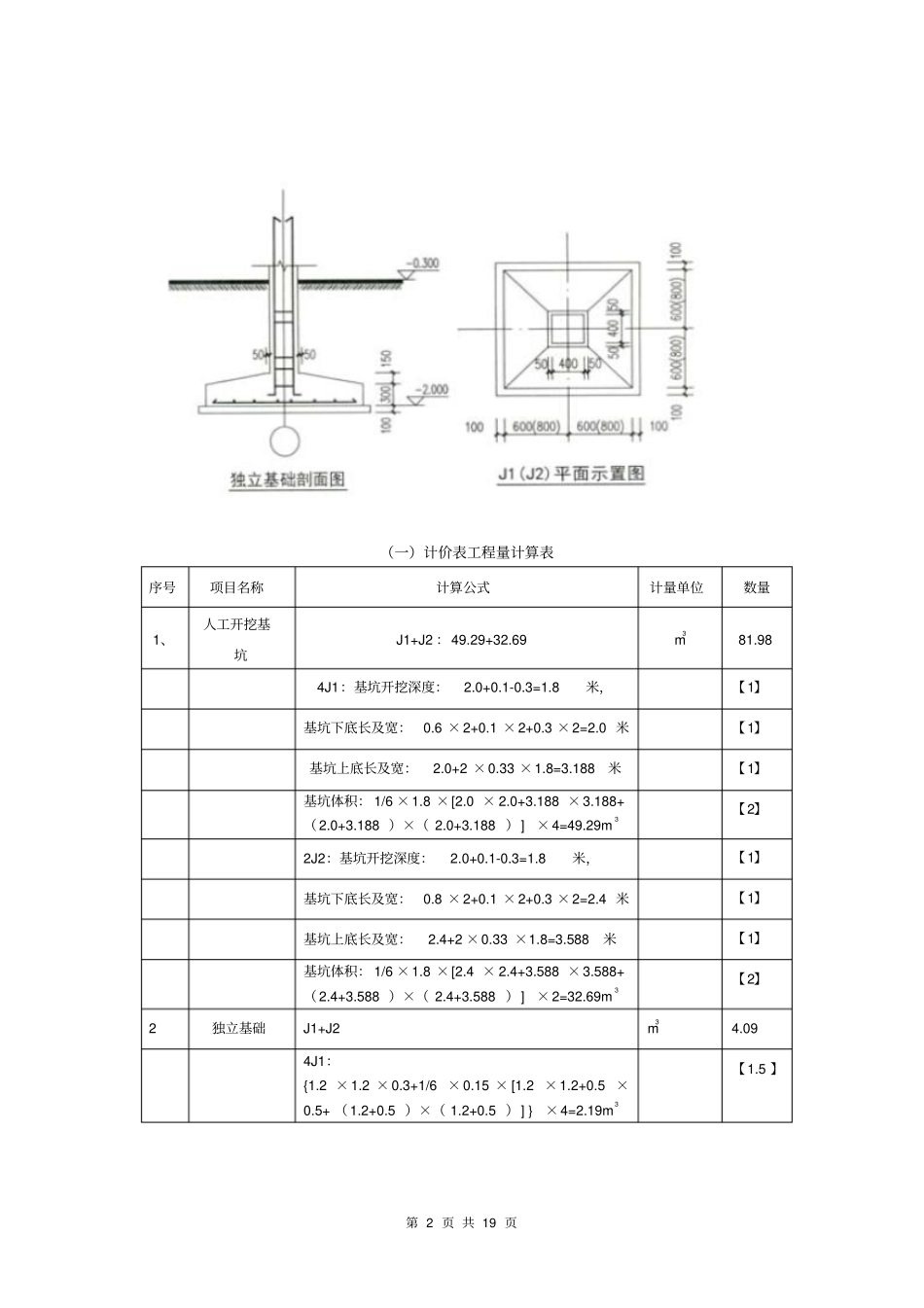 2013年江苏造价员考试土建试题及评分标准_第2页