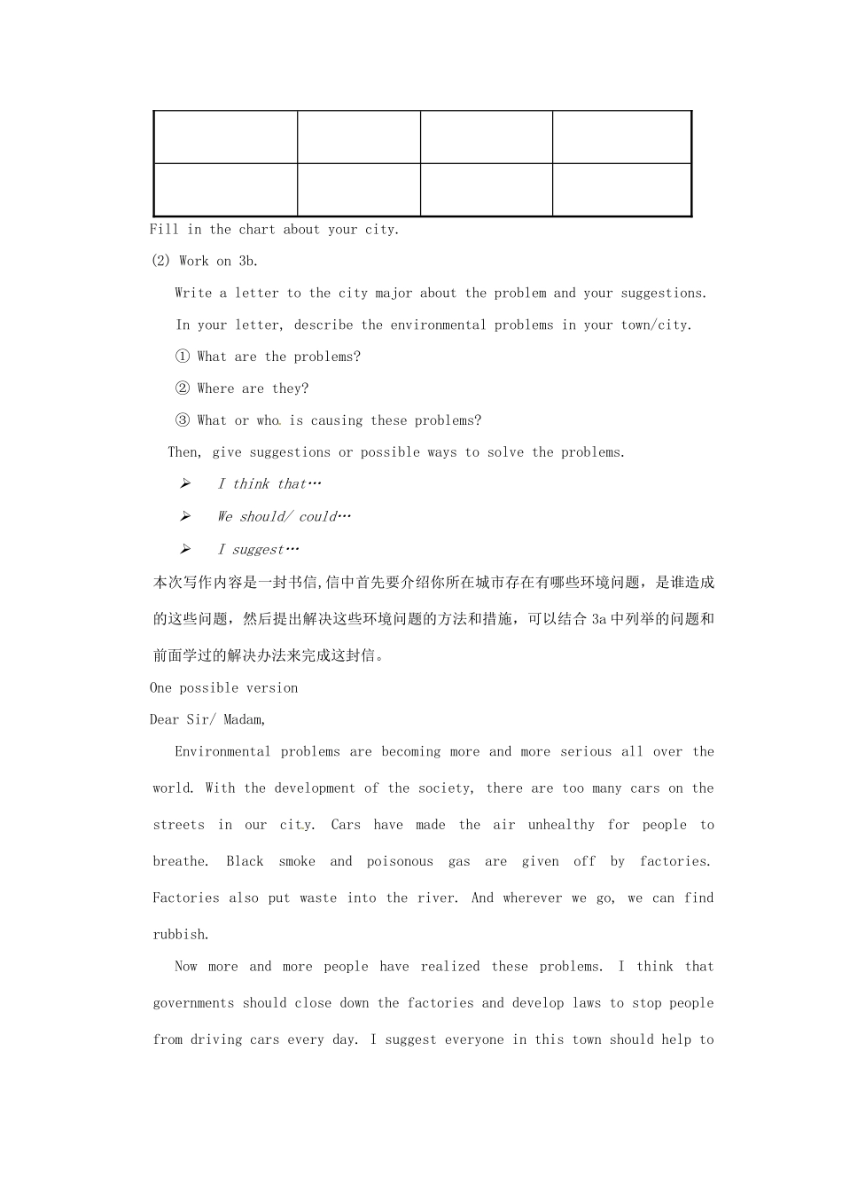 山东省龙口市诸由观镇诸由中学九年级英语全册《Unit 8 We’re trying to save the earth》教案5 鲁教版五四制_第2页