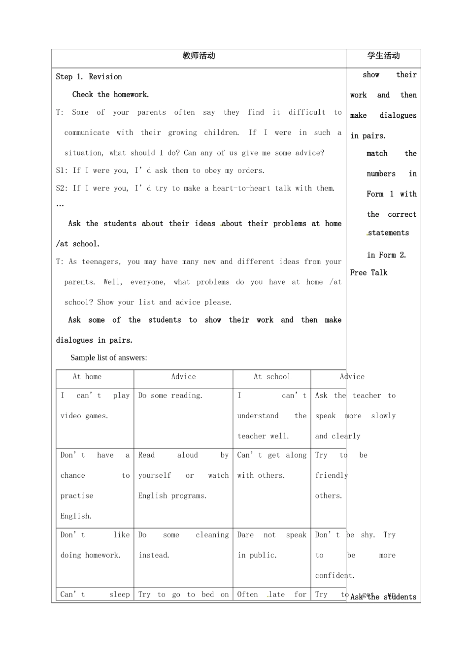 山东省烟台20中九年级英语《Unit 1  What would you do》教案1 鲁教版_第2页