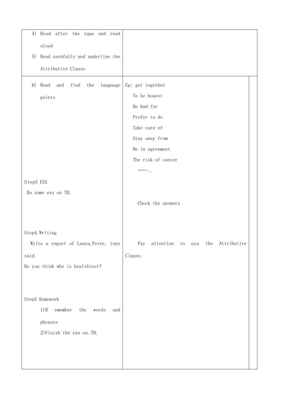 山东省临沂市郯城县九年级英语《Unit6 Reading》教案一 人教新目标版_第2页