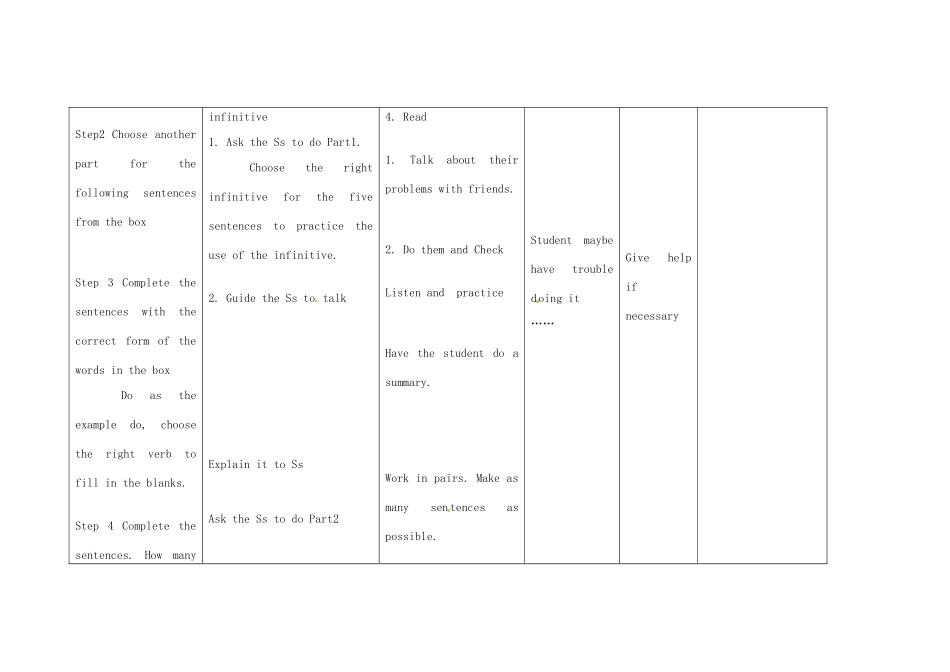 小学八年级英语上册 Module 6 Unit 3 Language in use教案 （新版）外研版-（新版）外研版初中八年级上册英语教案_第2页