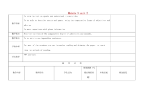 小学八年级英语上册 Module 3 Unit 2 This year we practise more carefully教案 （新版）外研版-（新版）外研版初中八年级上册英语教案