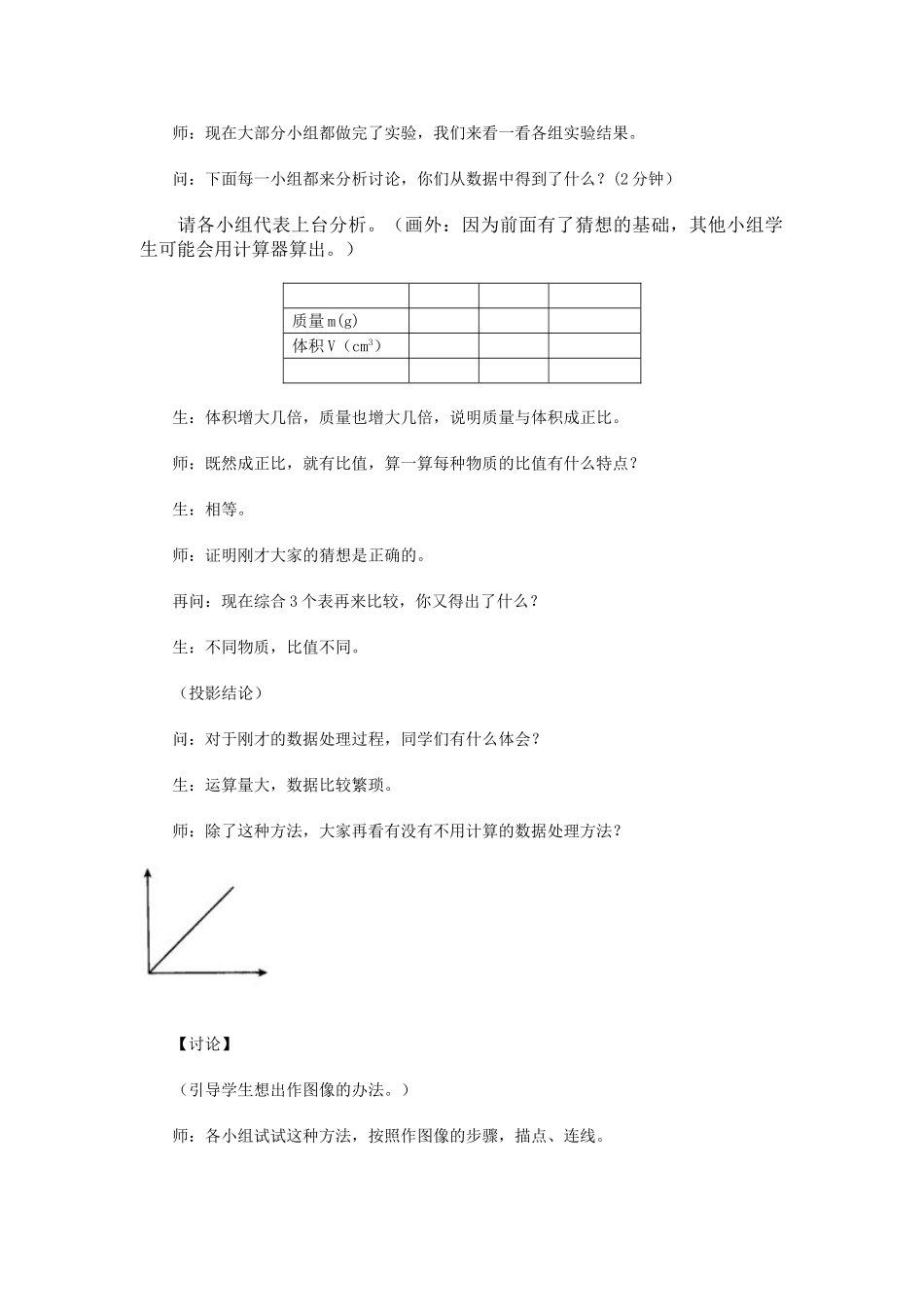 安徽省阜阳九中九年级物理全册《密度》教案1 新人教版_第3页