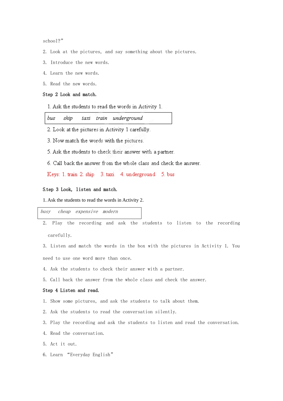 安徽省长丰县下塘实验中学八年级英语上册 Module 4 Planes, Ships and trains Unit 1 He lives the farthest from school教案 （新版）外研版_第3页