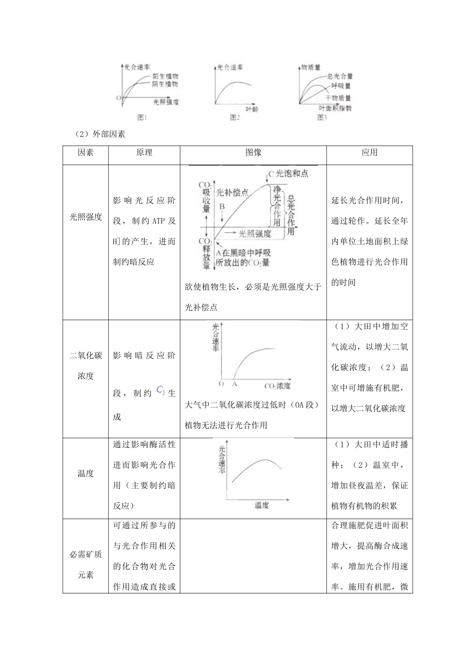 高中生物 第五章 细胞的能量供应和利用 5.4 光合作用与细胞呼吸教案 新人教版必修1-新人教版高一必修1生物教案_第2页