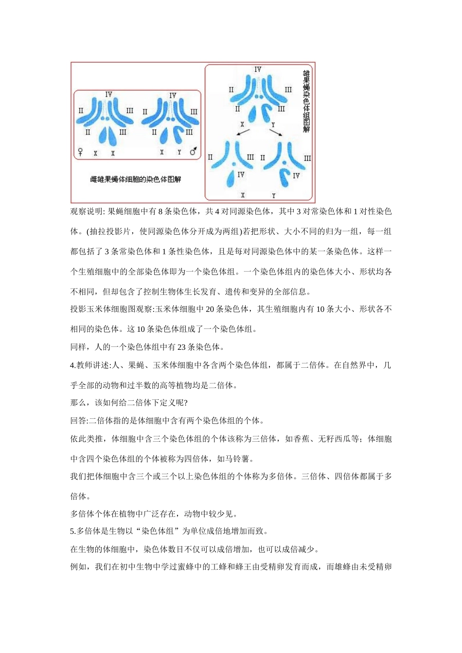 高中生物 第5章　基因突变及其他变异第2节《染色体变异》参考教案2 新人教版必修2_第3页