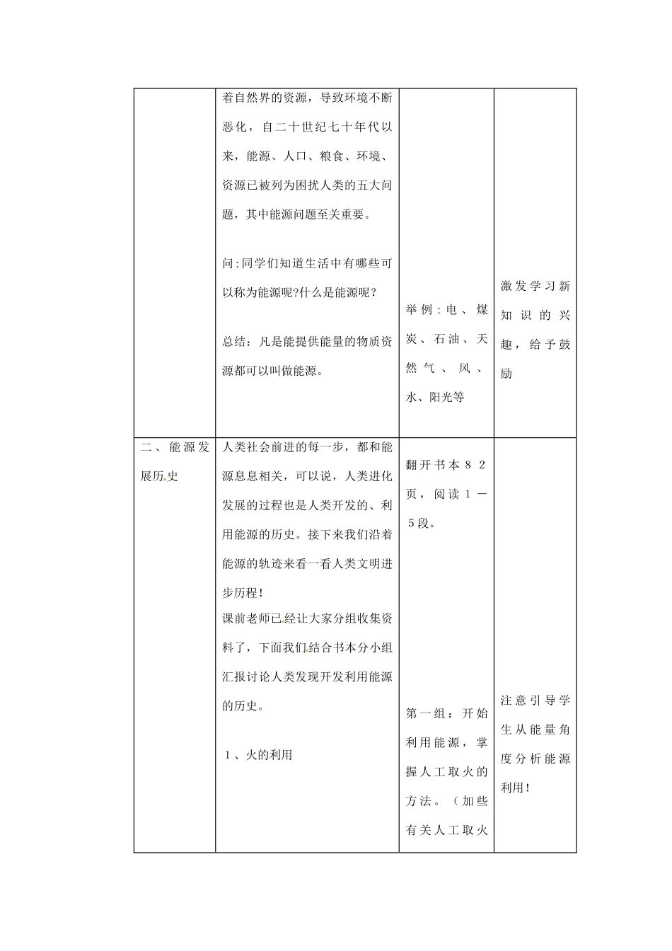 九年级物理下学期素材大全 能源利用与可持续发展教案 苏科版 _第2页