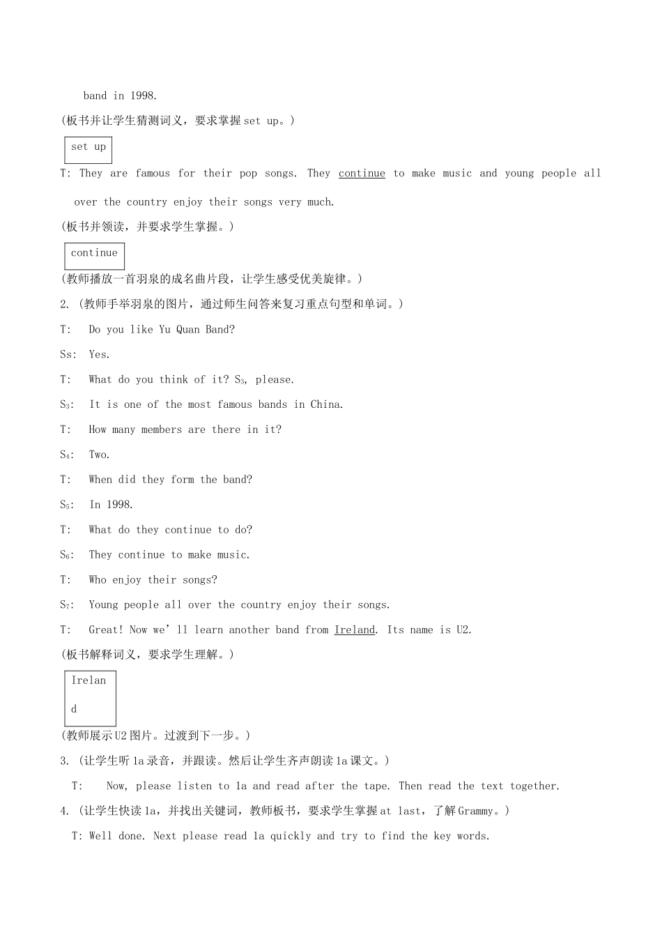 八年级英语上册 Unit 3《Our Hobbies》Topic 2 Section C 教案 仁爱版_第3页