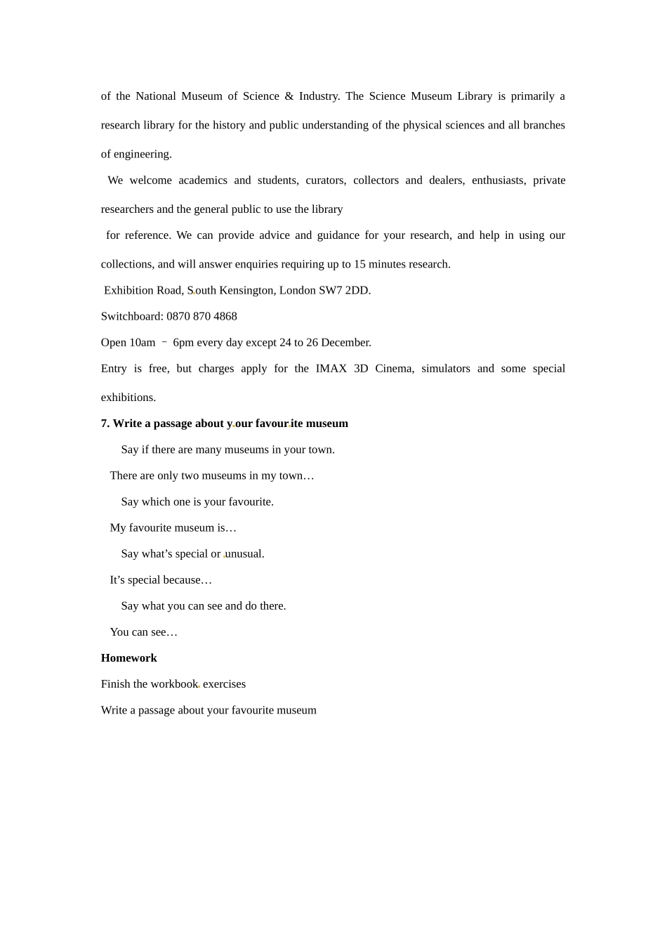 九年级英语上册 Module5 Unit2 There’s no shouting and no running教案 外研版_第3页