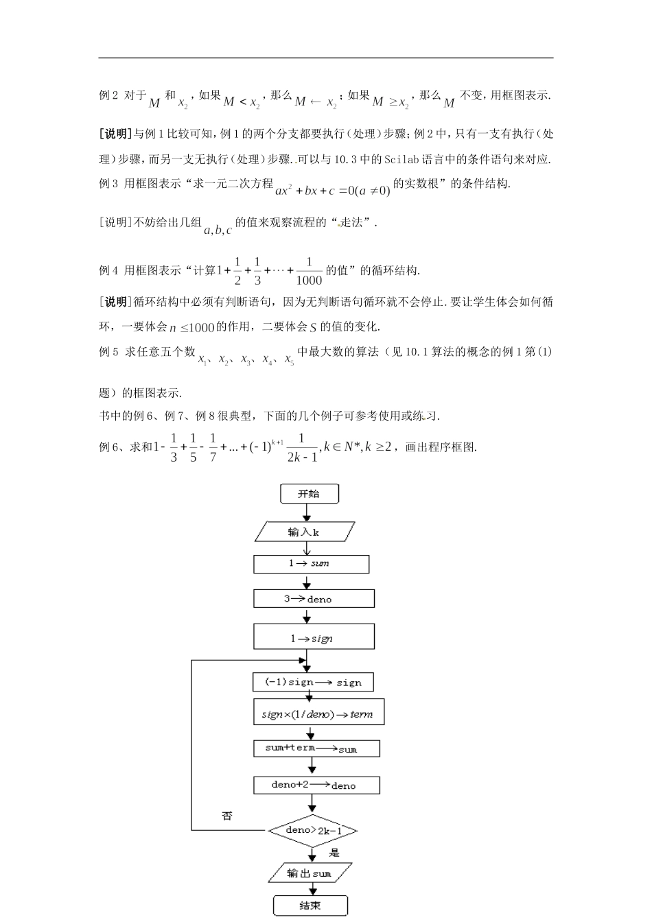 高中数学 程序框图教案 沪教版_第2页