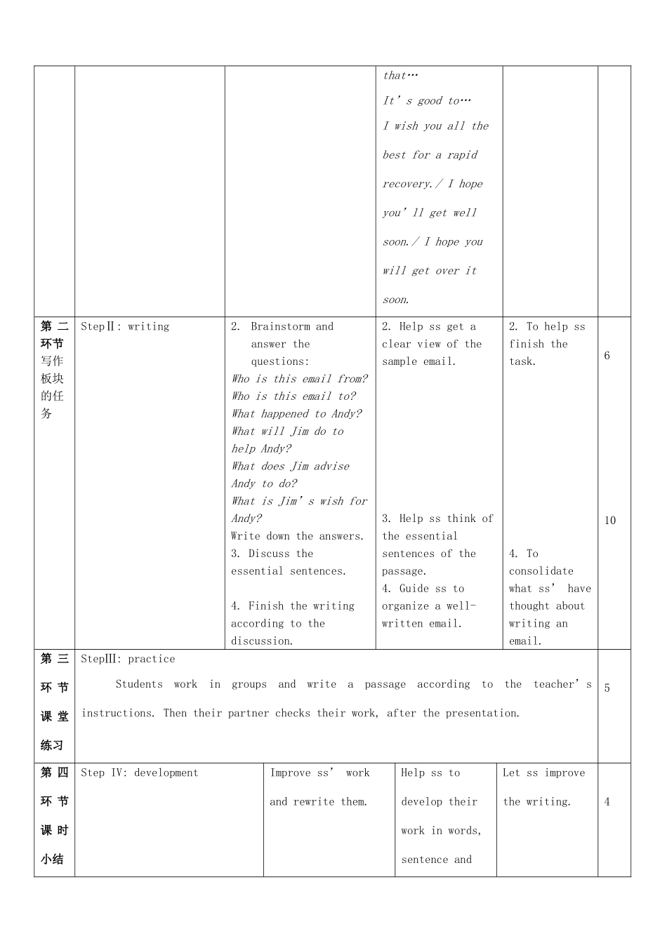 九年级英语下册 Module 3 Sport and health Unit 6 Caring for your health教案6 牛津深圳版-牛津深圳版初中九年级下册英语教案_第2页