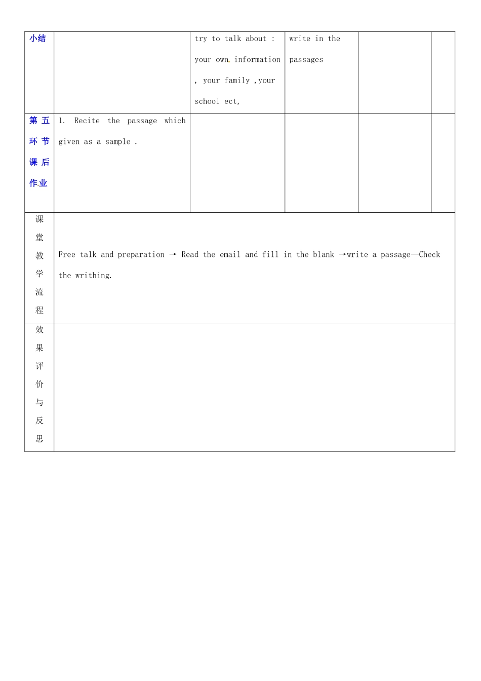 七年级英语上册 Unit 1 Making friends教案6 （新版）牛津深圳版-牛津深圳版初中七年级上册英语教案_第3页