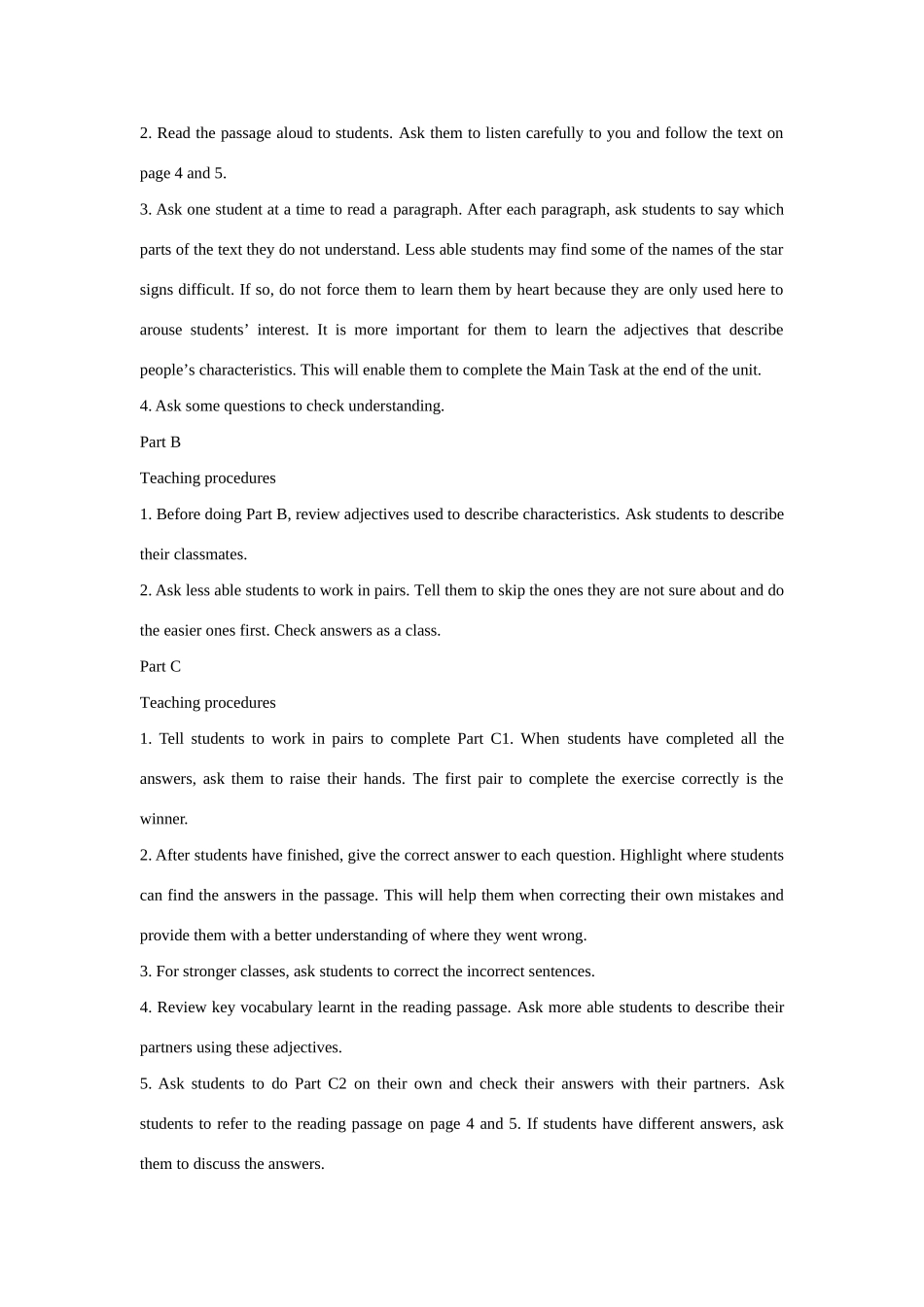 九年级英语上：Unit 1 Star signs全单元教案牛津版_第2页