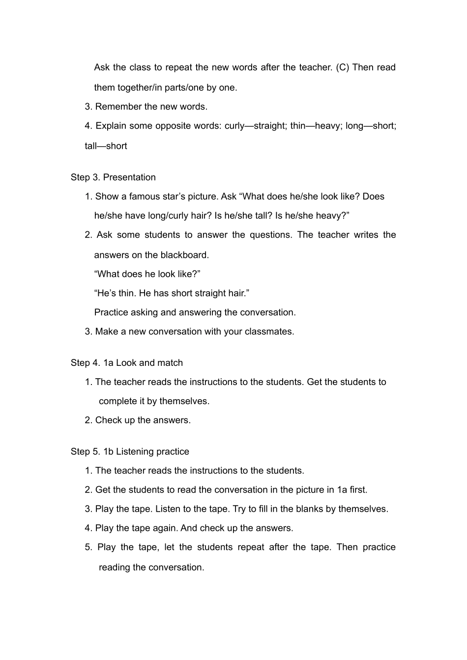 七年级英语 Unit 7 教案人教新课标版 _第3页