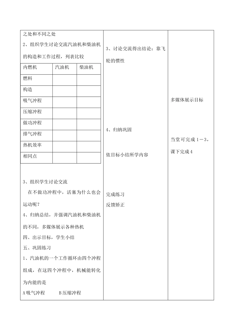 九年级物理内燃机 1沪科版_第3页