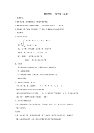 2015原子结构化学键资料