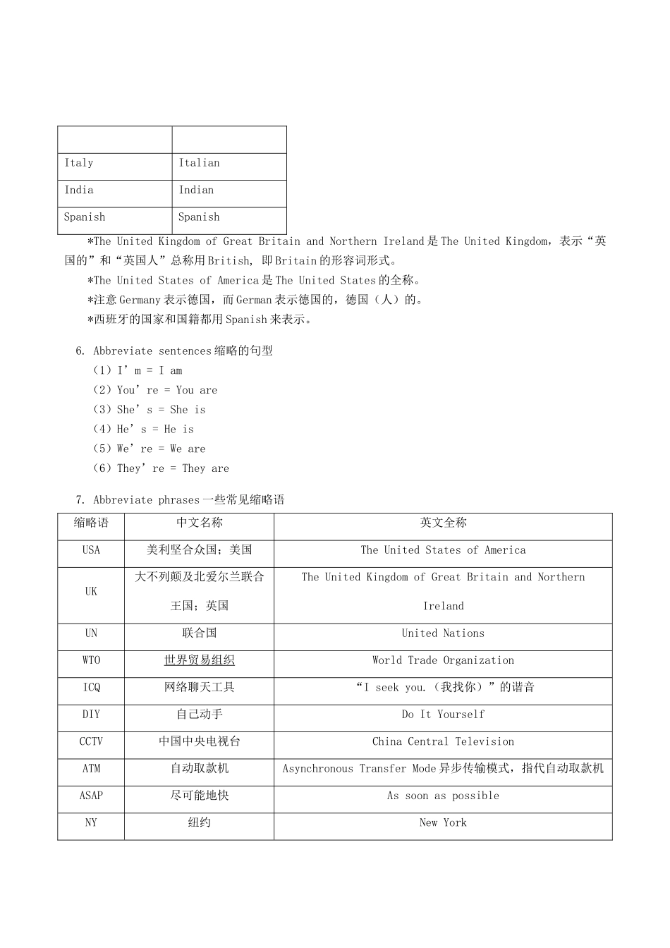 七年级英语上册 Unit 1《Meeting People》教案和练习 北师大版_第3页