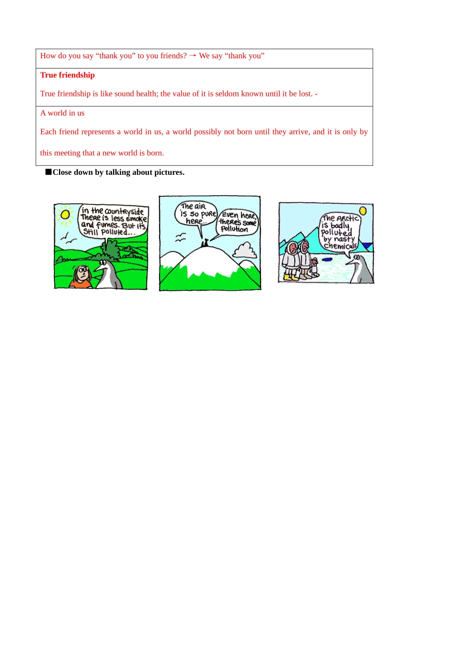 八年级英语 模块2 Unit3 Language in use教案_第3页