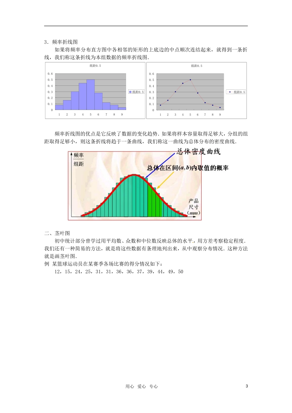 高中数学 2.2《总体分布的估计》教案 苏教版必修3_第3页