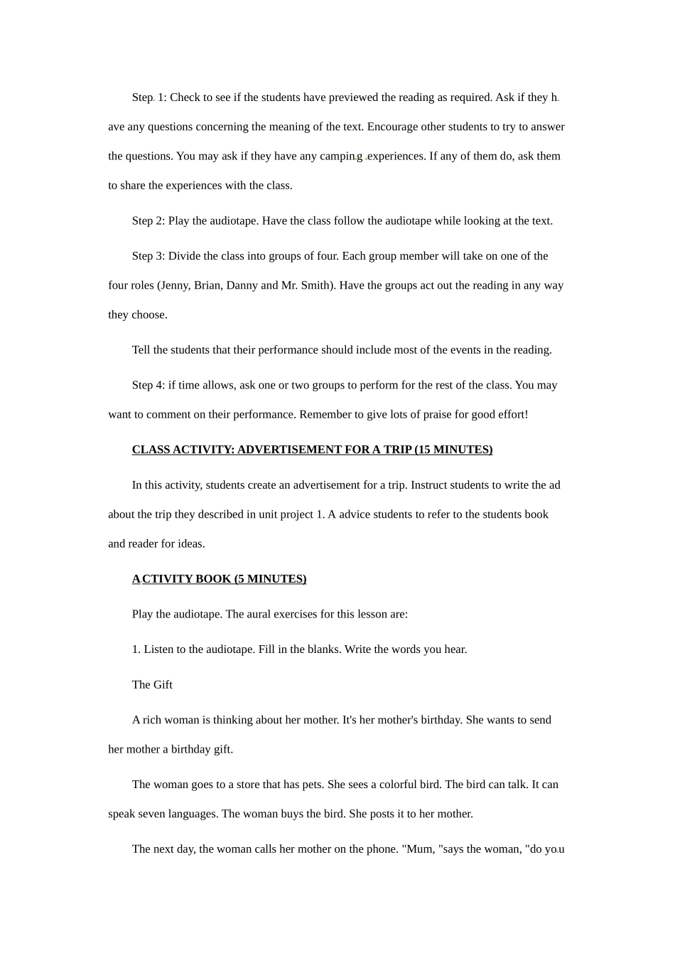 七年级英语下册 Unit6 Winter in Canada Lesson46教案 冀教版_第2页