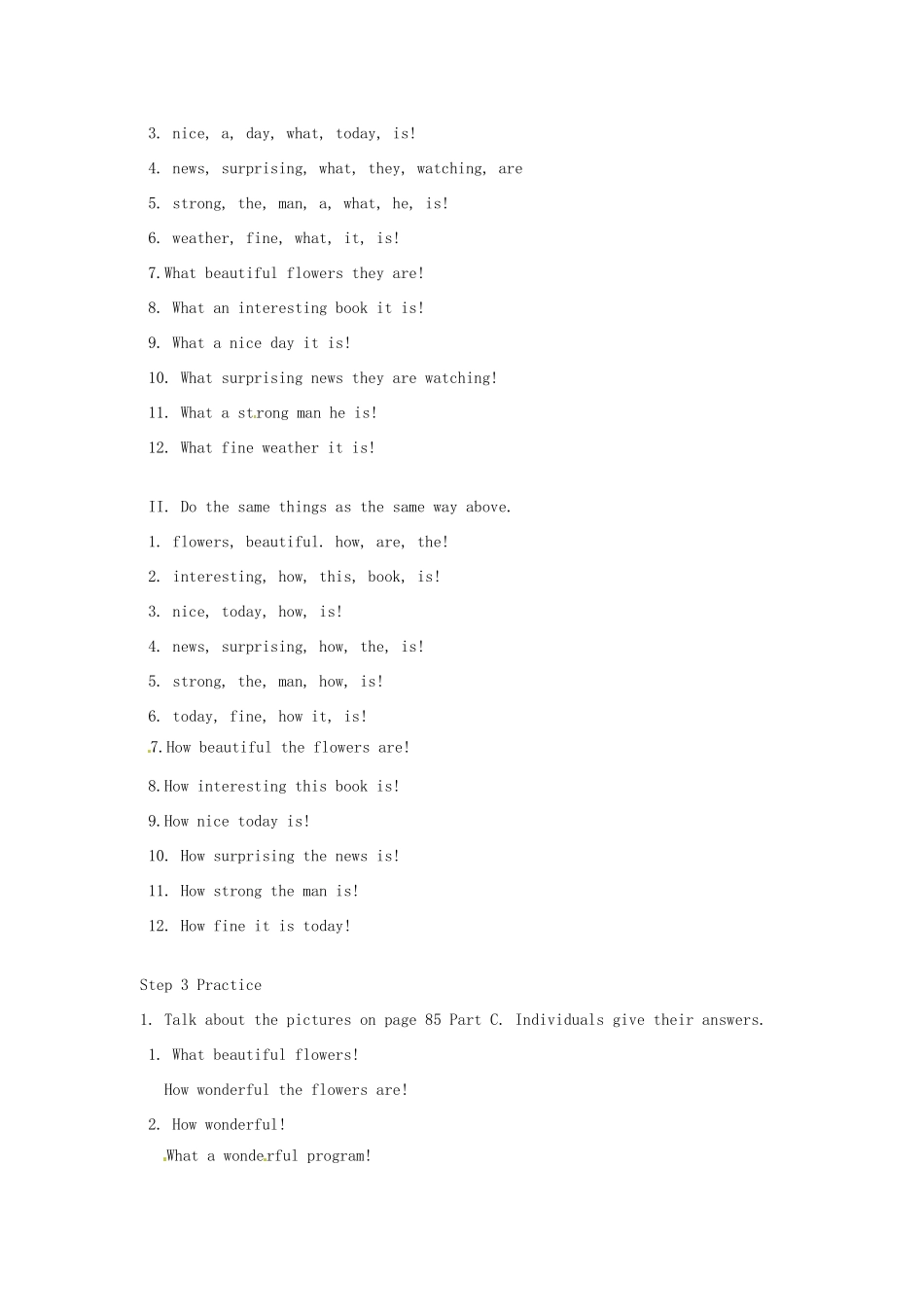 七年级英语下册 Unit 5 Abilities Grammar教案 牛津版_第3页