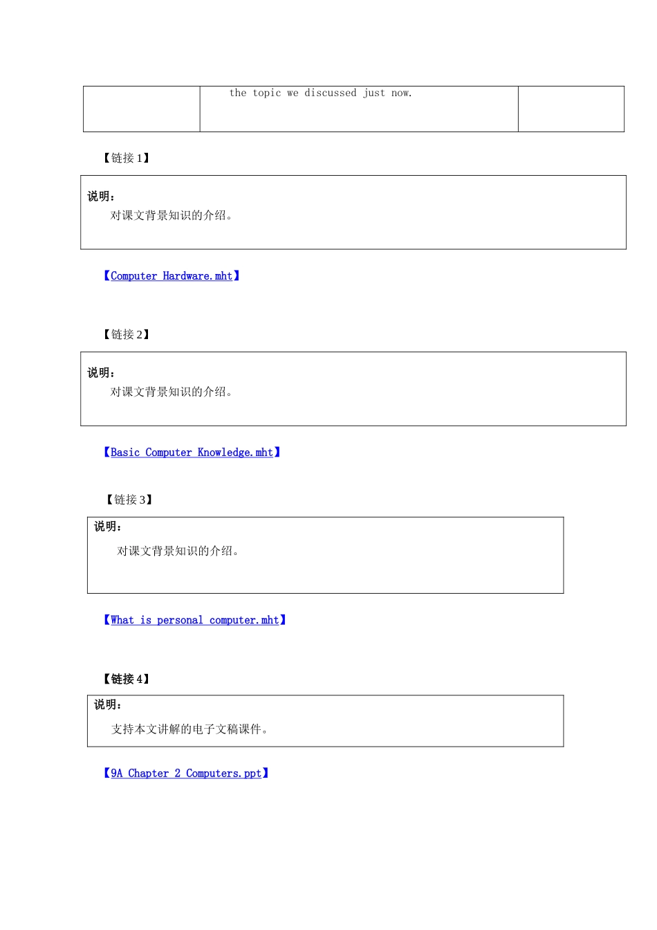 九年级英语上册 Chapter 2 Computers Reading教案 牛津沈阳版-牛津沈阳版初中九年级上册英语教案_第3页