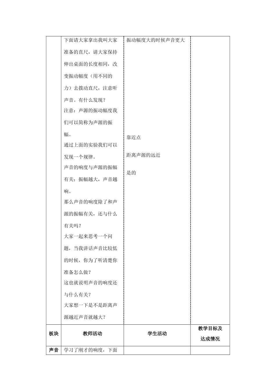 八年级物理上册 声音的特征教案3 苏科版_第3页