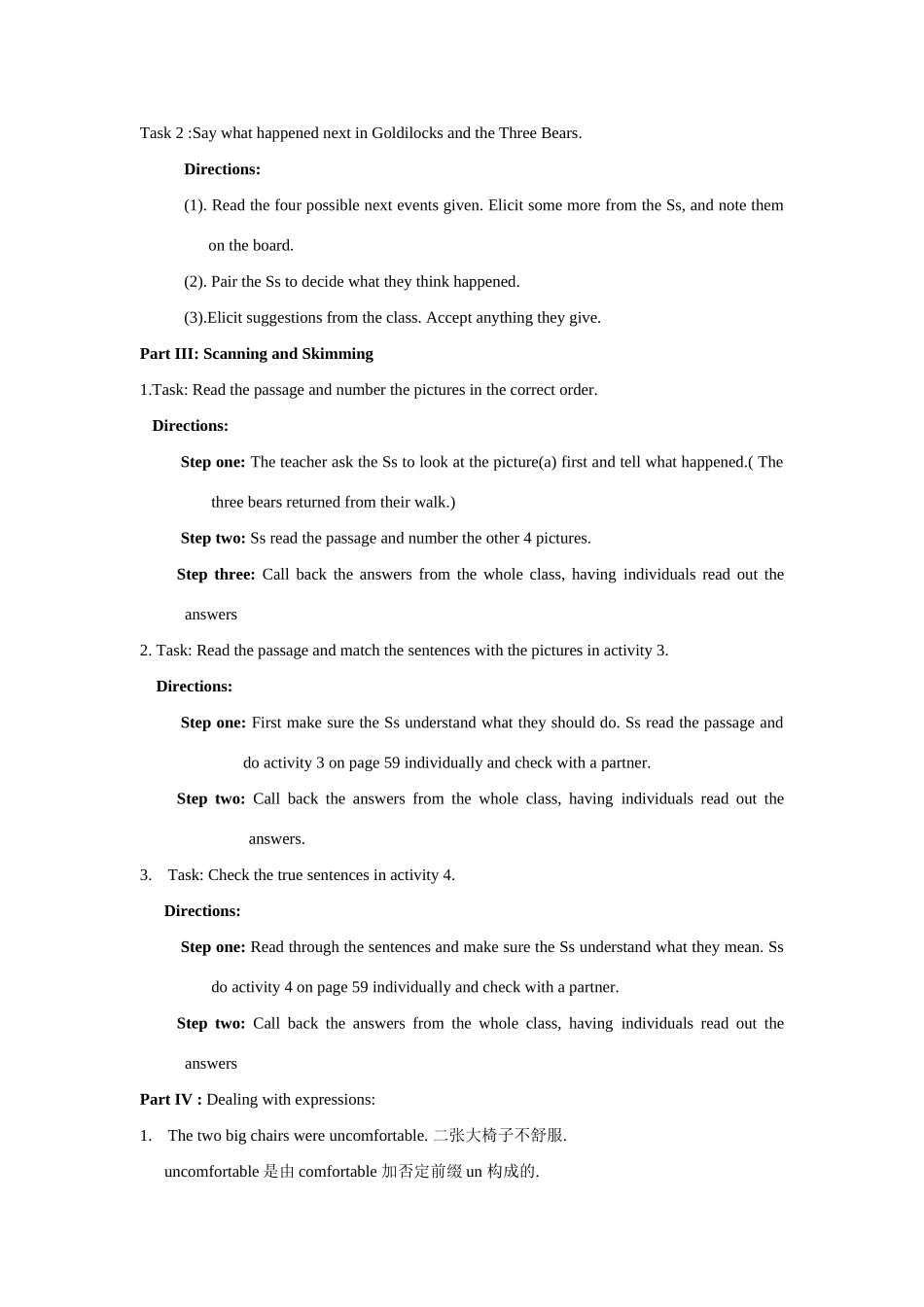 七年级英语下：Modle 9 Story time Unit 2 Reading and Vocabulary教案外研版_第2页