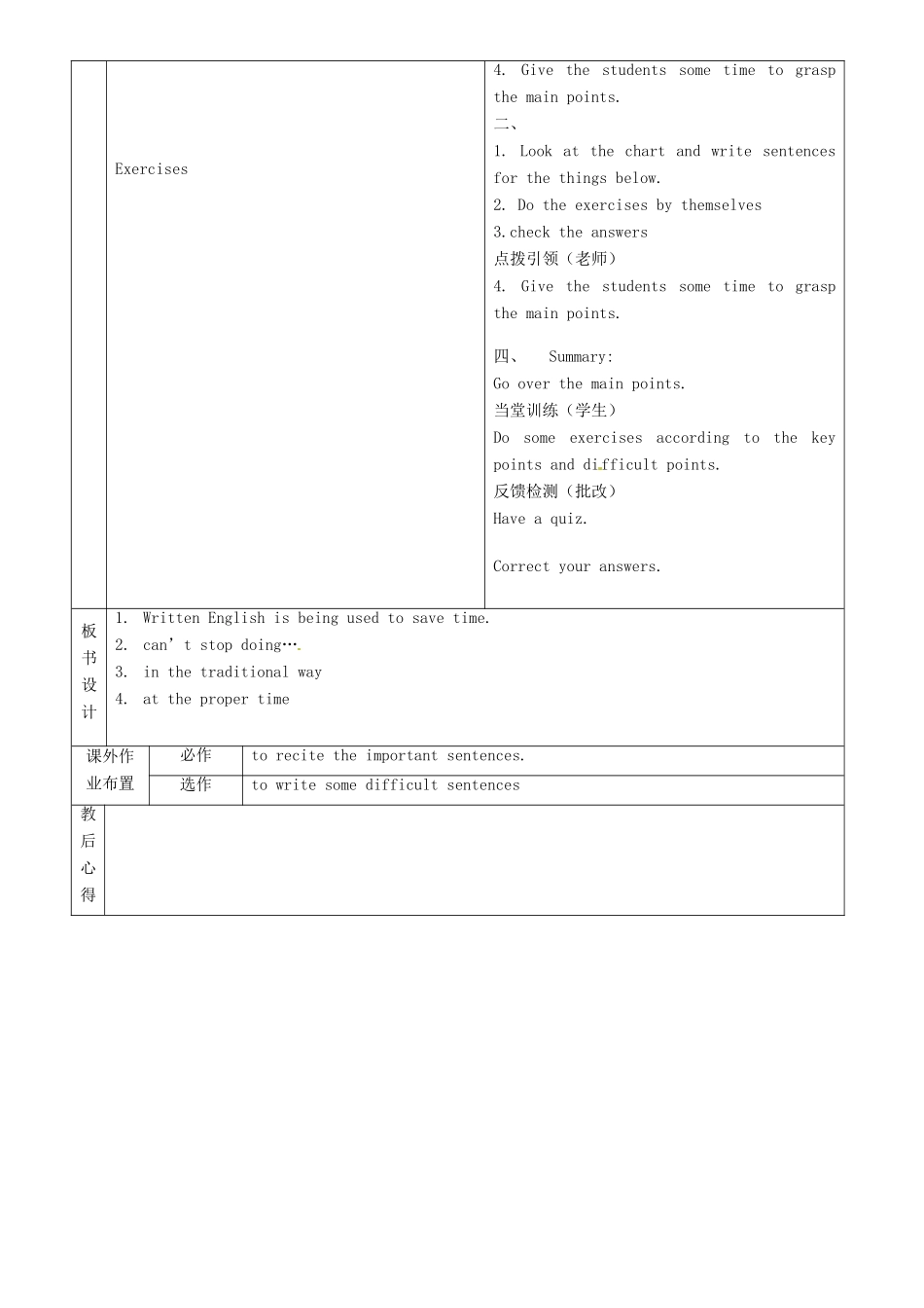 九年级英语全册 Unit 5 You’re supposed to shake hands教案6 （新版）鲁教版五四制-鲁教版五四制初中九年级全册英语教案_第2页