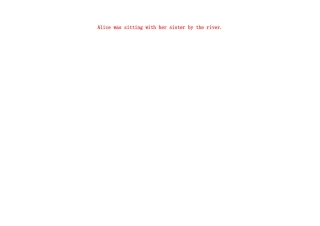 学年八年级英语上册 Module 7 A famous story Unit 1 Alice was sitting with her sister by the river教案 （新版）外研版-（新版）外研版初中八年级上册英语教案