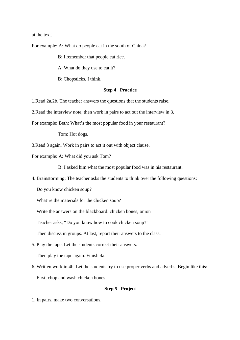 八年级英语Unit 7 Topic 2 Section D教案2湘教版_第2页