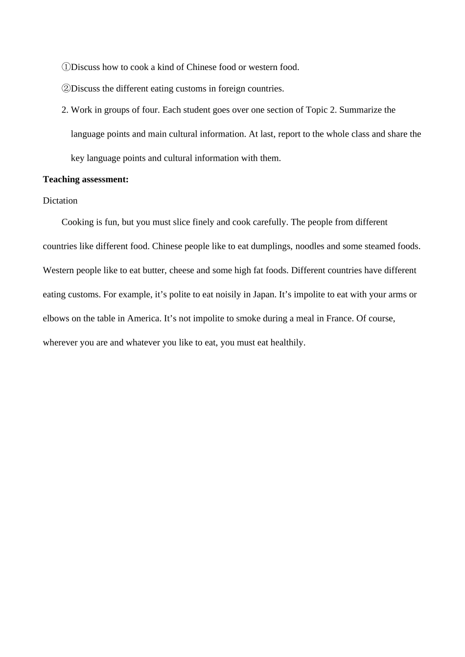 八年级英语Unit 7 Topic 2 Section D教案2湘教版_第3页