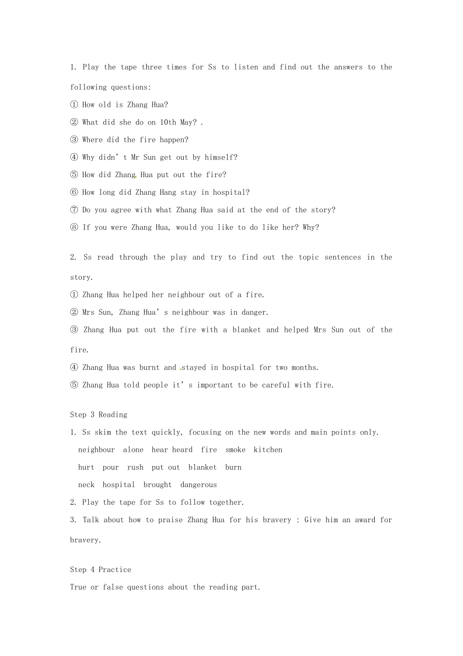 七年级英语下册 Unit 5 Abilities Reading教案 牛津版_第2页