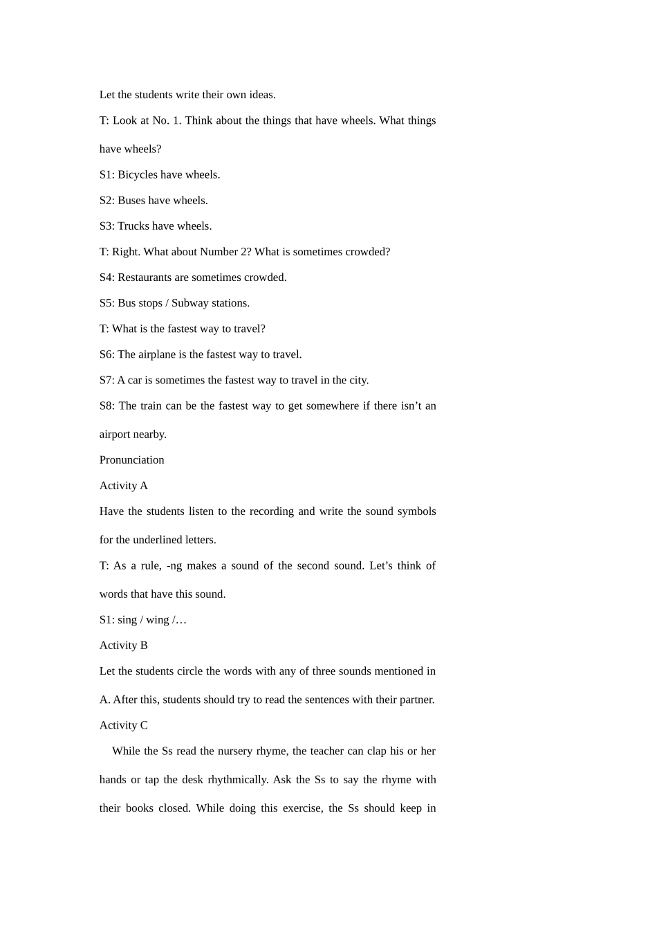 七年级英语下：Unit 5 Cheap and Fun!lesson 3教案教科版_第3页