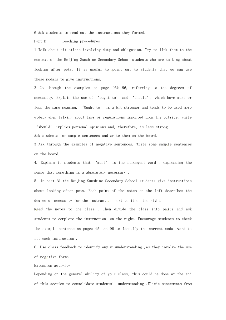 七年级英语下册 Unit 6 Pets第四课时教案 牛津版_第3页