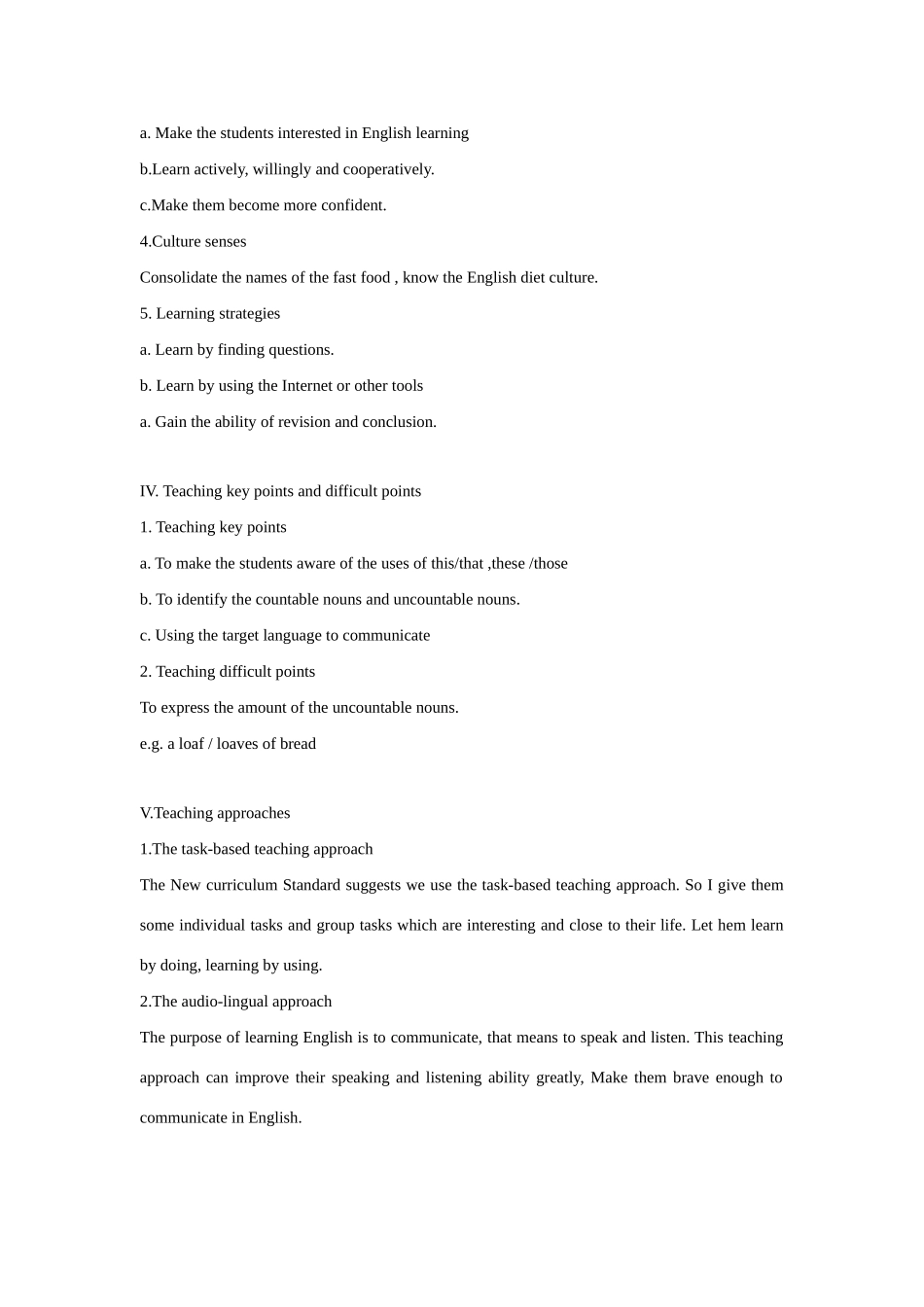 八年级英语上：Chapter 5 Language教案沈阳牛津版_第2页