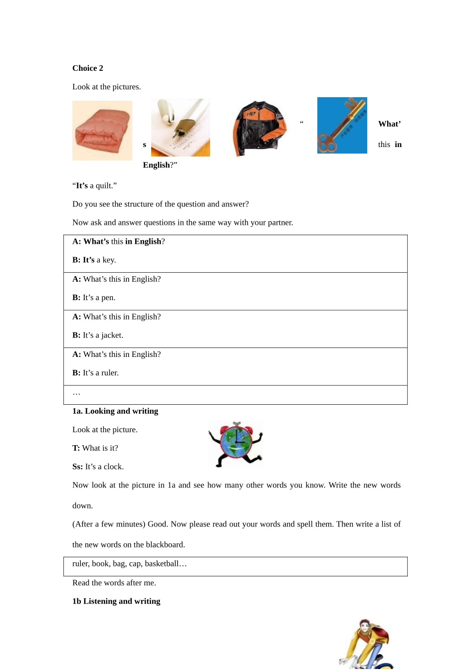 七年级英语Unit 1 My name is Gina教案人教版_第2页