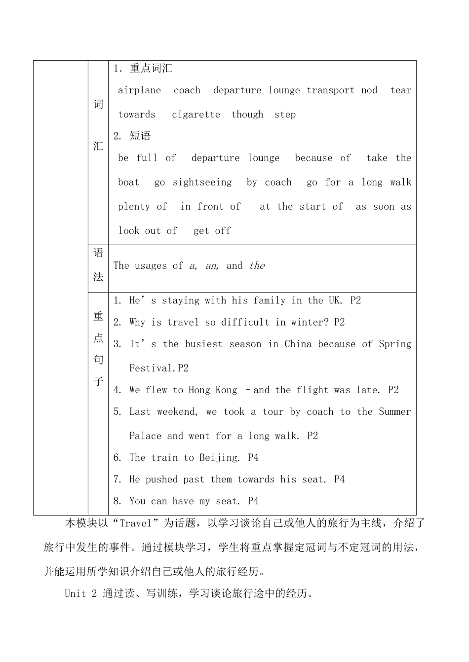 九年级英语Module 1 Travel Unit2 You’re sitting in my seat外研版_第2页