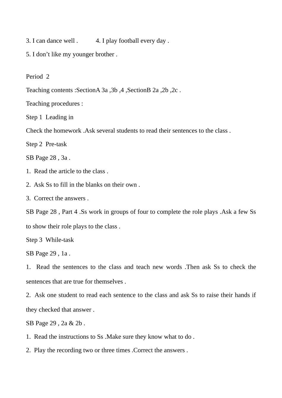 八年级英语Unit4 He said I was hard-working 2新人教版_第3页