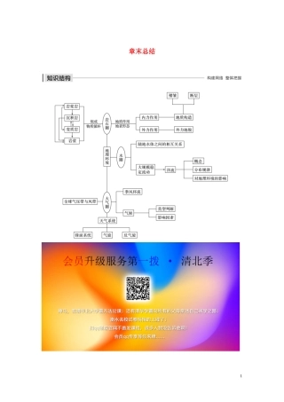 高中地理 第二章 自然环境中的物质运动和能量交换章末总结讲义（含解析）湘教版必修1-湘教版高一必修1地理教案