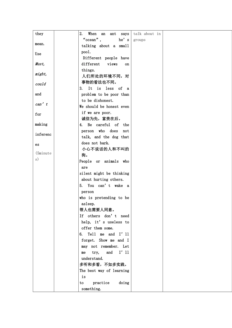 九年级英语全册 Unit 5《It must belong to Carla》period 4 Section B（3a-4 shelf check）教学设计 人教新目标版_第3页