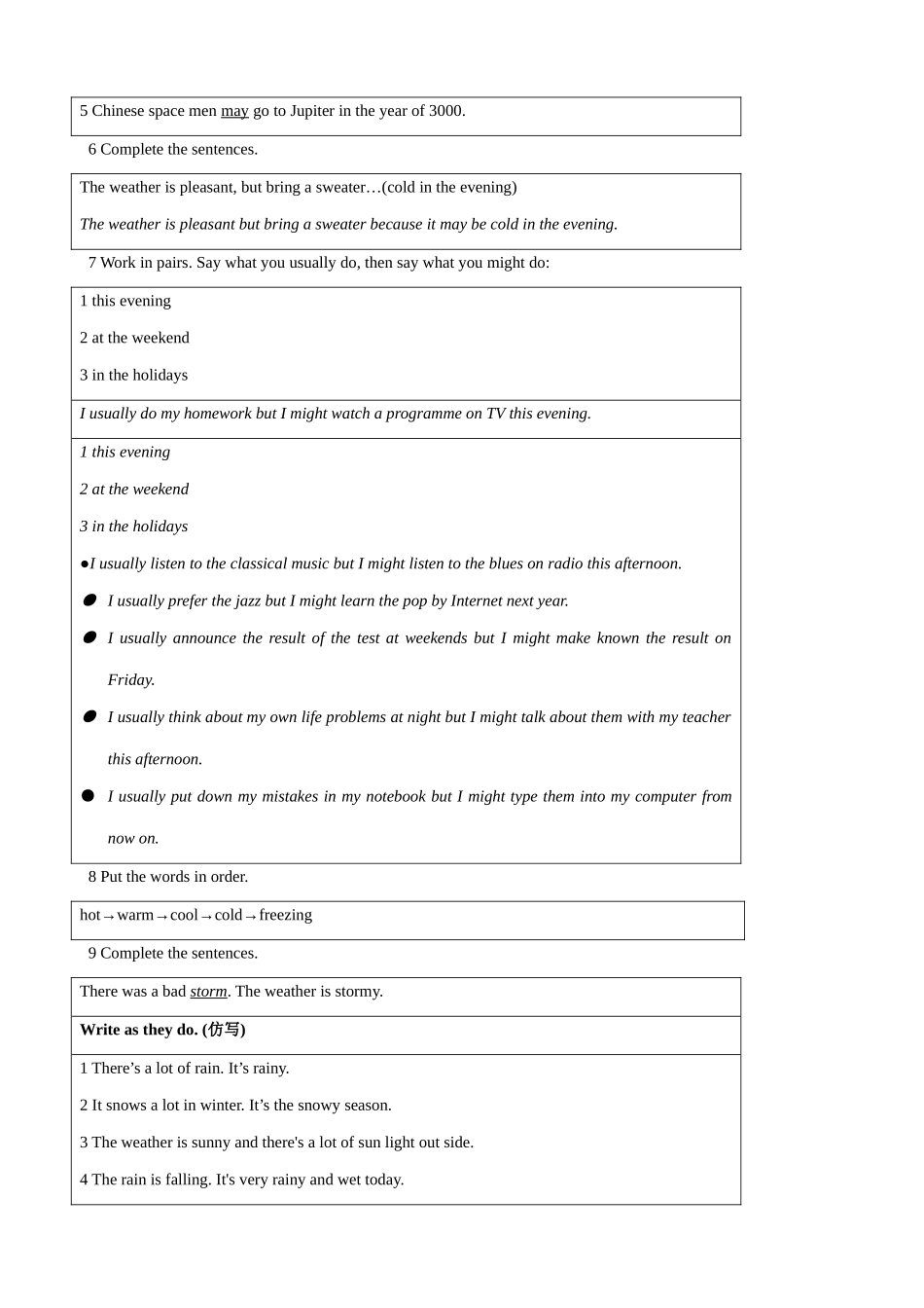 外研社八年级英语Module 11 Unit 3_第3页