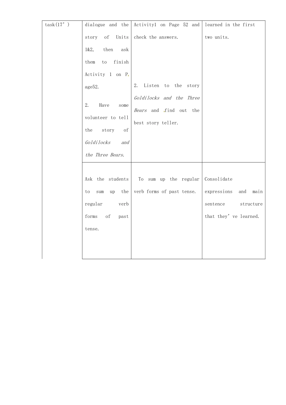 七年级英语下册 Module 8 Unit 3 Language in use教案 （新版）外研版-（新版）外研版初中七年级下册英语教案_第2页