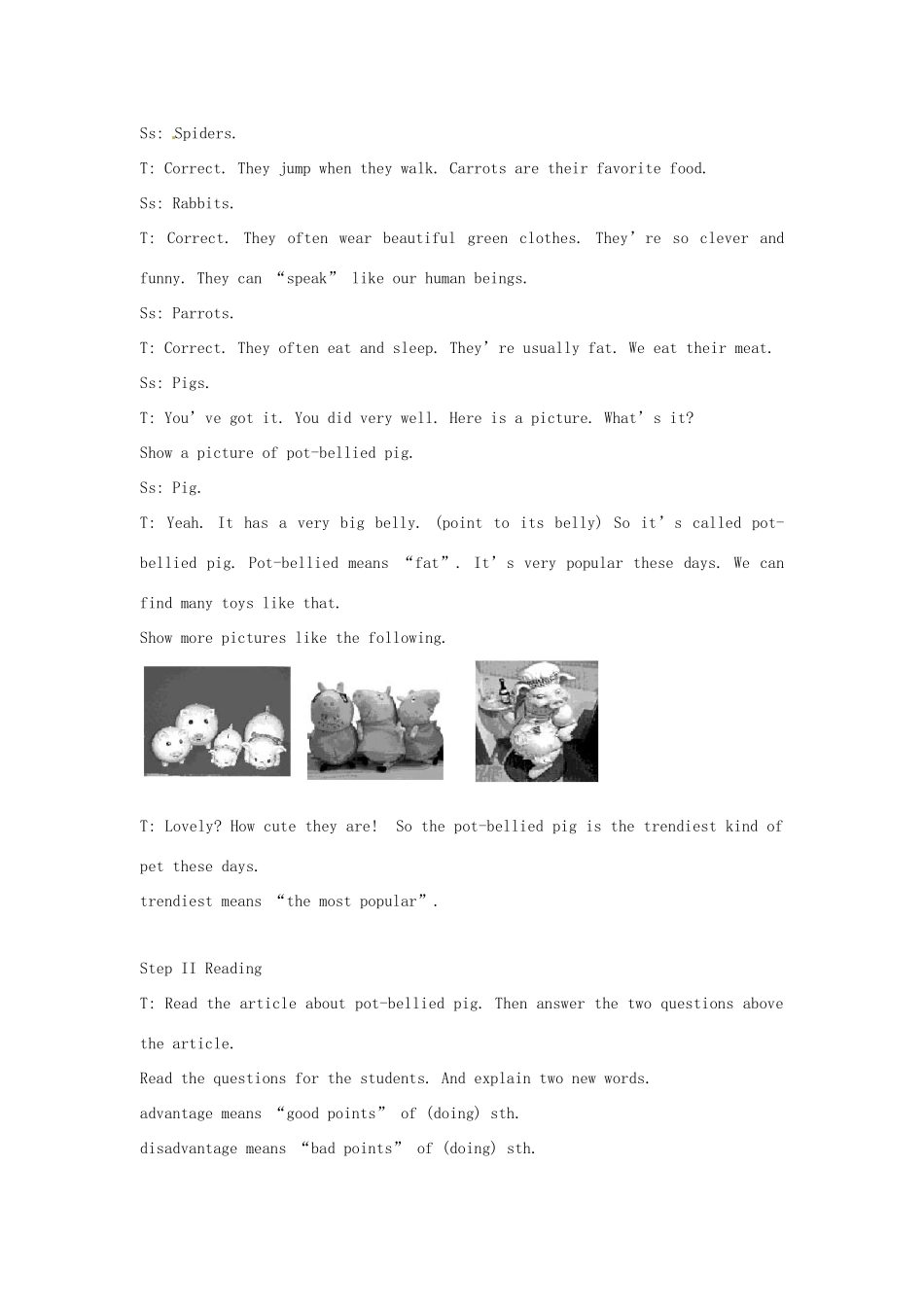 安徽省滁州二中八年级英语上册 Unit 6 Period 4 Reading and writing教案 人教新目标版_第2页